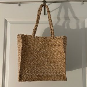DÔEN Cristobal Bag -- Natural Raffia - Never used